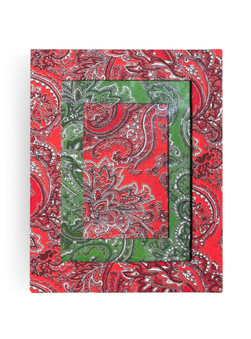 Porta-retrato Paisley Vermelho