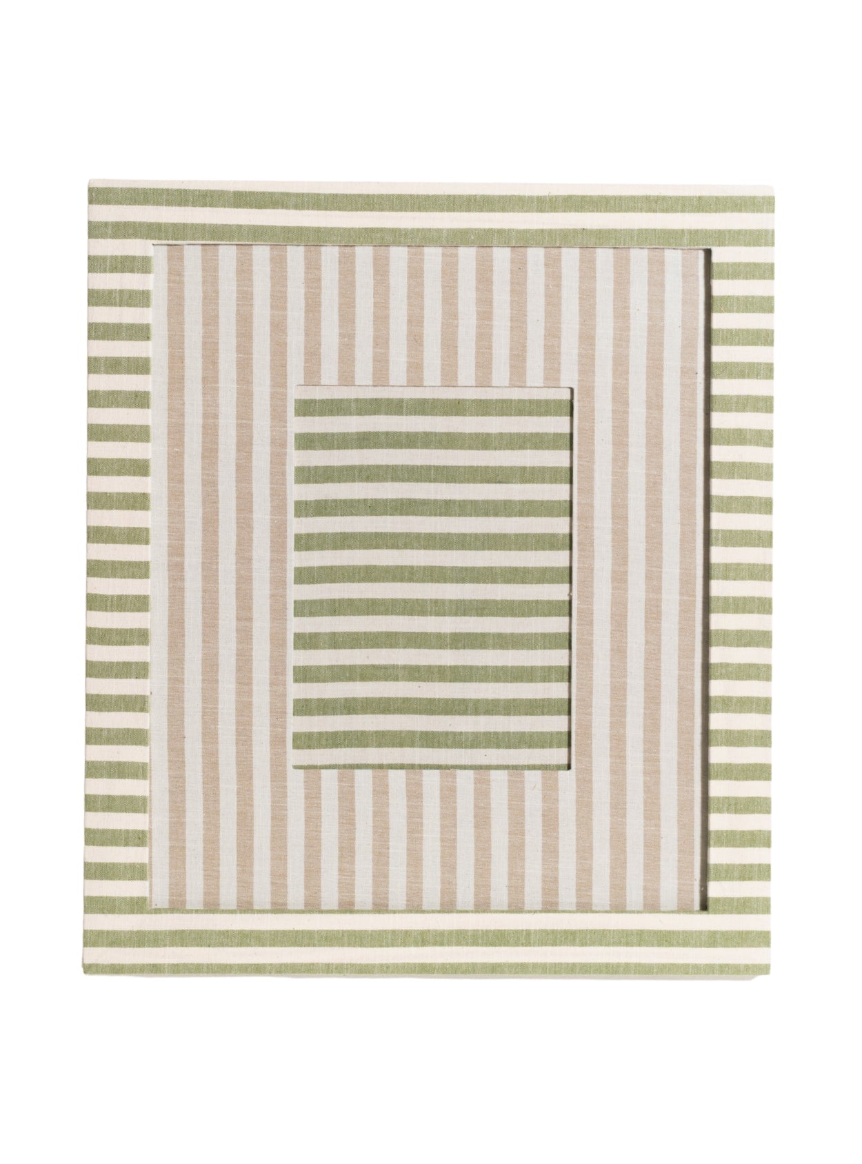 Green Striped Frame