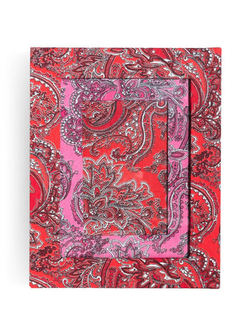 Porta-retrato Paisley Vermelho