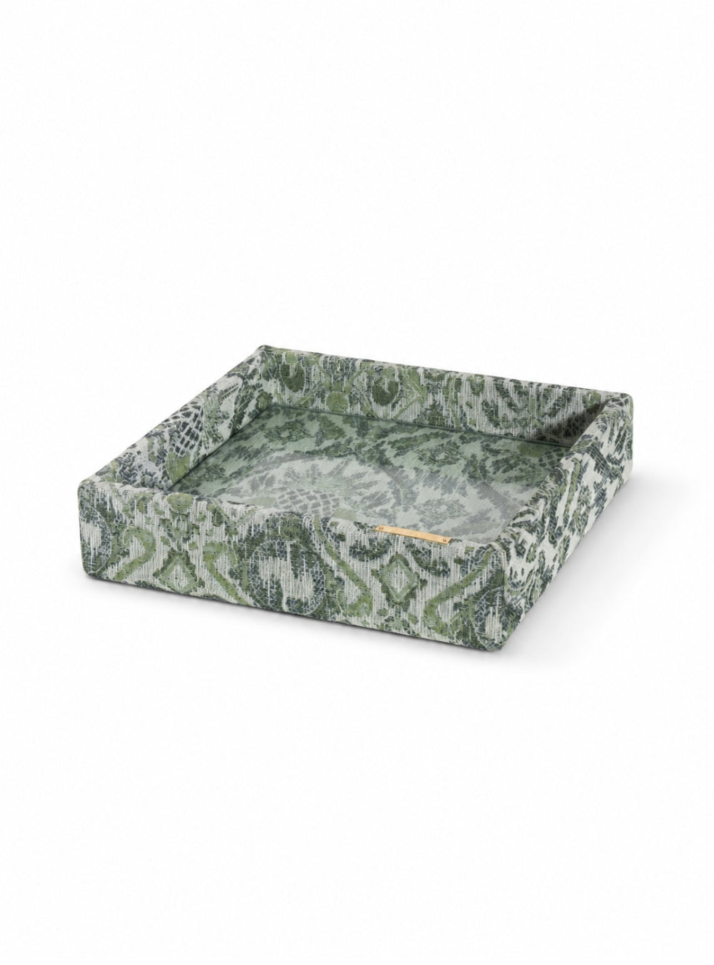 Bandeja Ikat Tropical Verde Jacquard