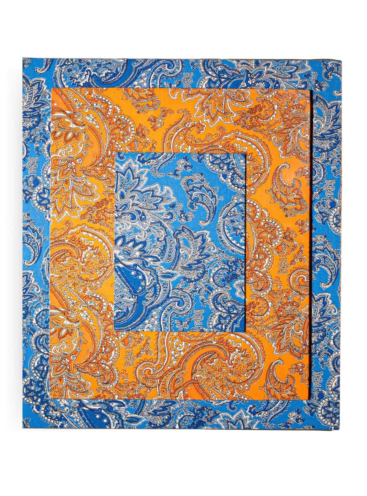 Moldura Paisley Azul