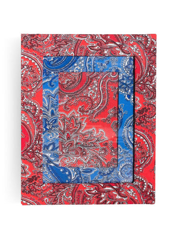 Porta-retrato Paisley Vermelho