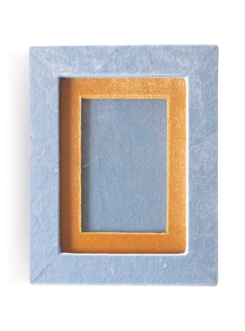Porta-retrato Veludo Azul Claro