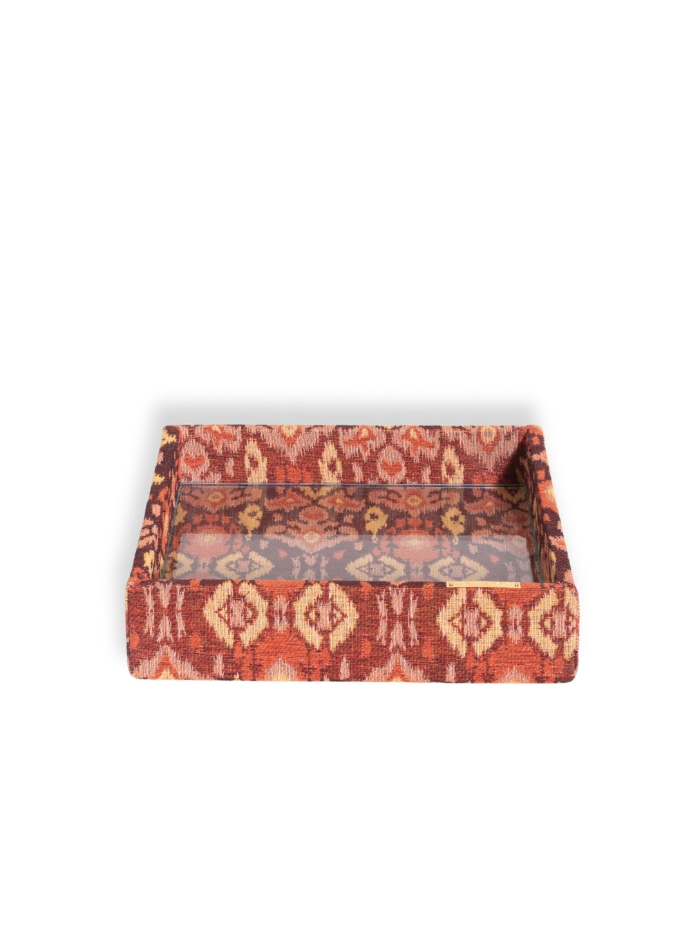 Bandeja Ikat Vermelho Jacquard