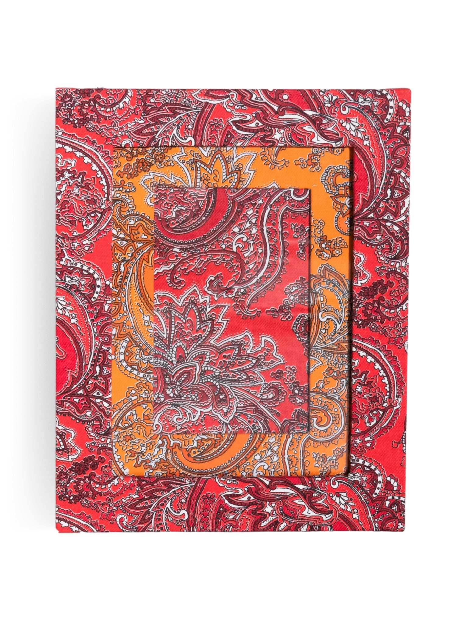 Porta-retrato Paisley Vermelho