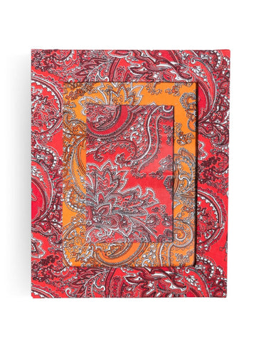 Porta-retrato Paisley Vermelho