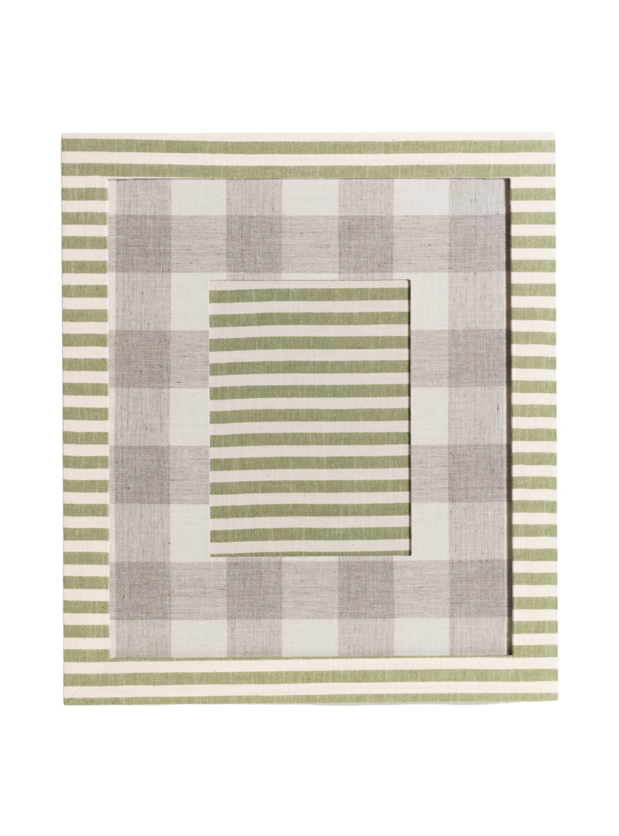 Green Striped Frame