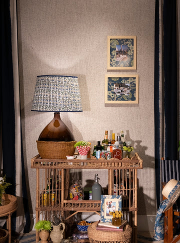 Marco de fotos dorado estilo chinoiserie
