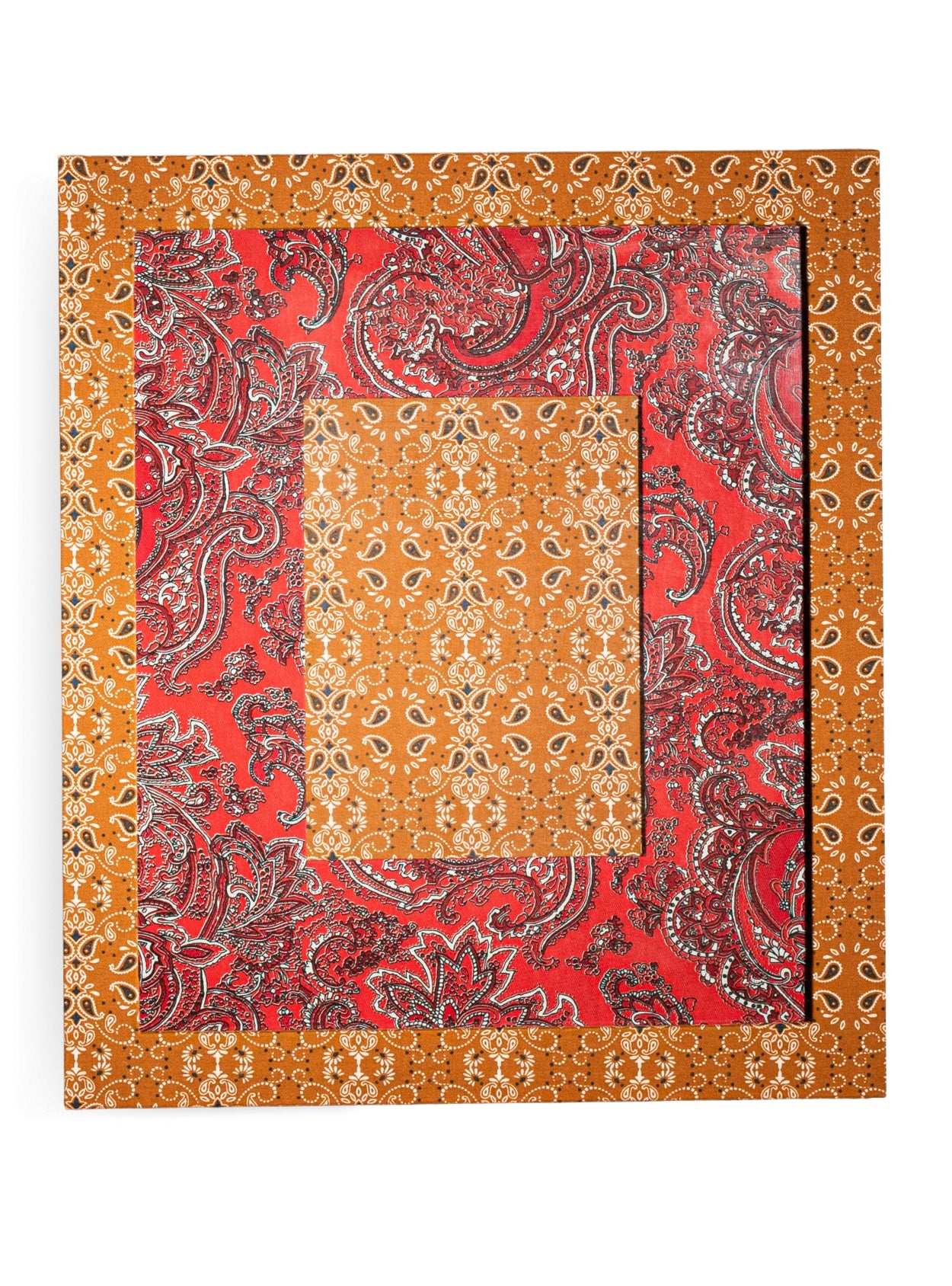 Moldura Paisley Bege