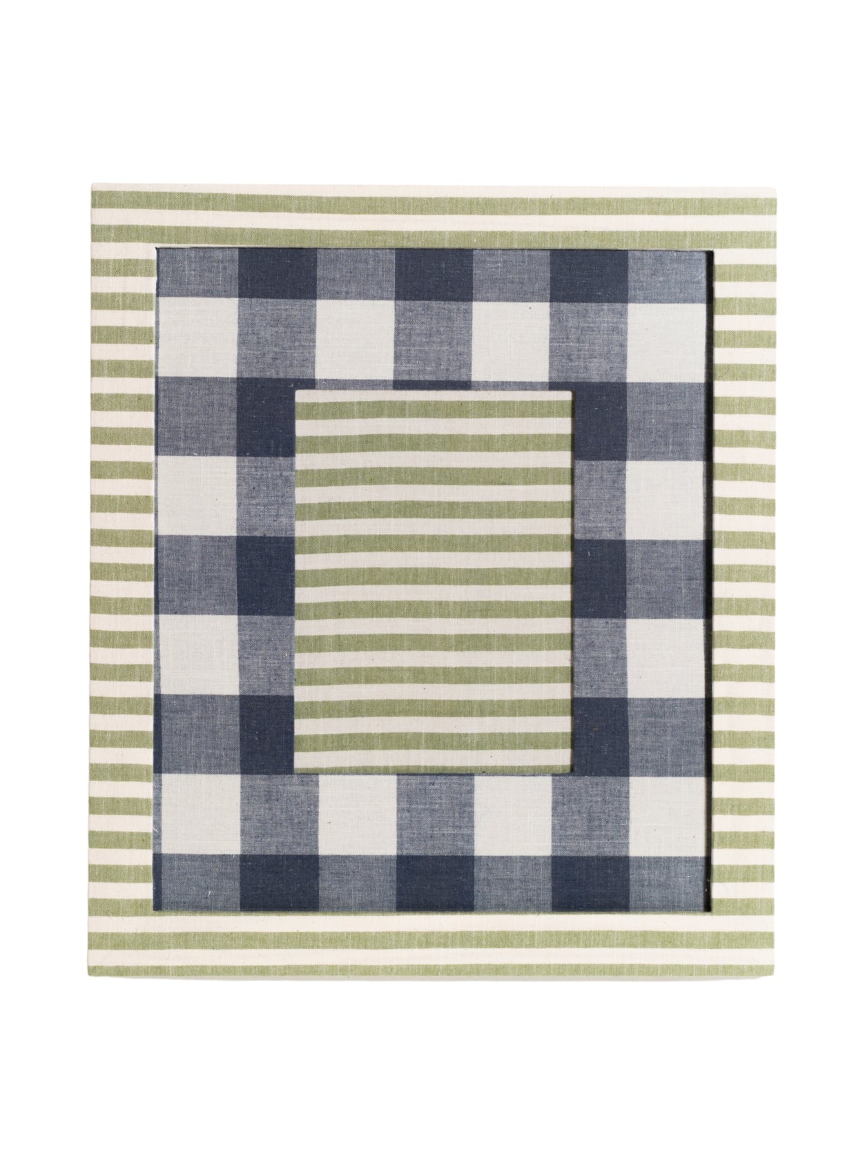 Green Striped Frame