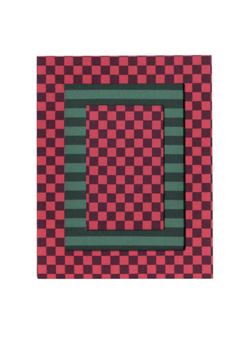 Red Striped Picture Frame