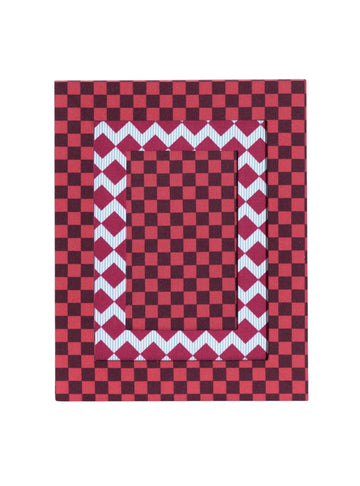 Red Striped Picture Frame