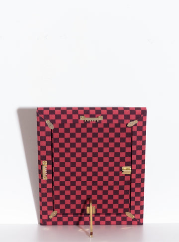 Red Striped Picture Frame