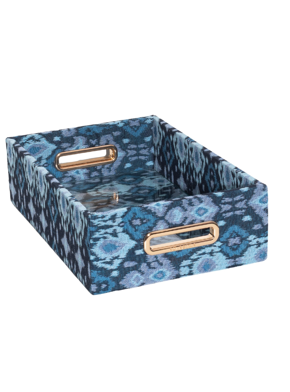 Bandeja Ikat Azul Jacquard