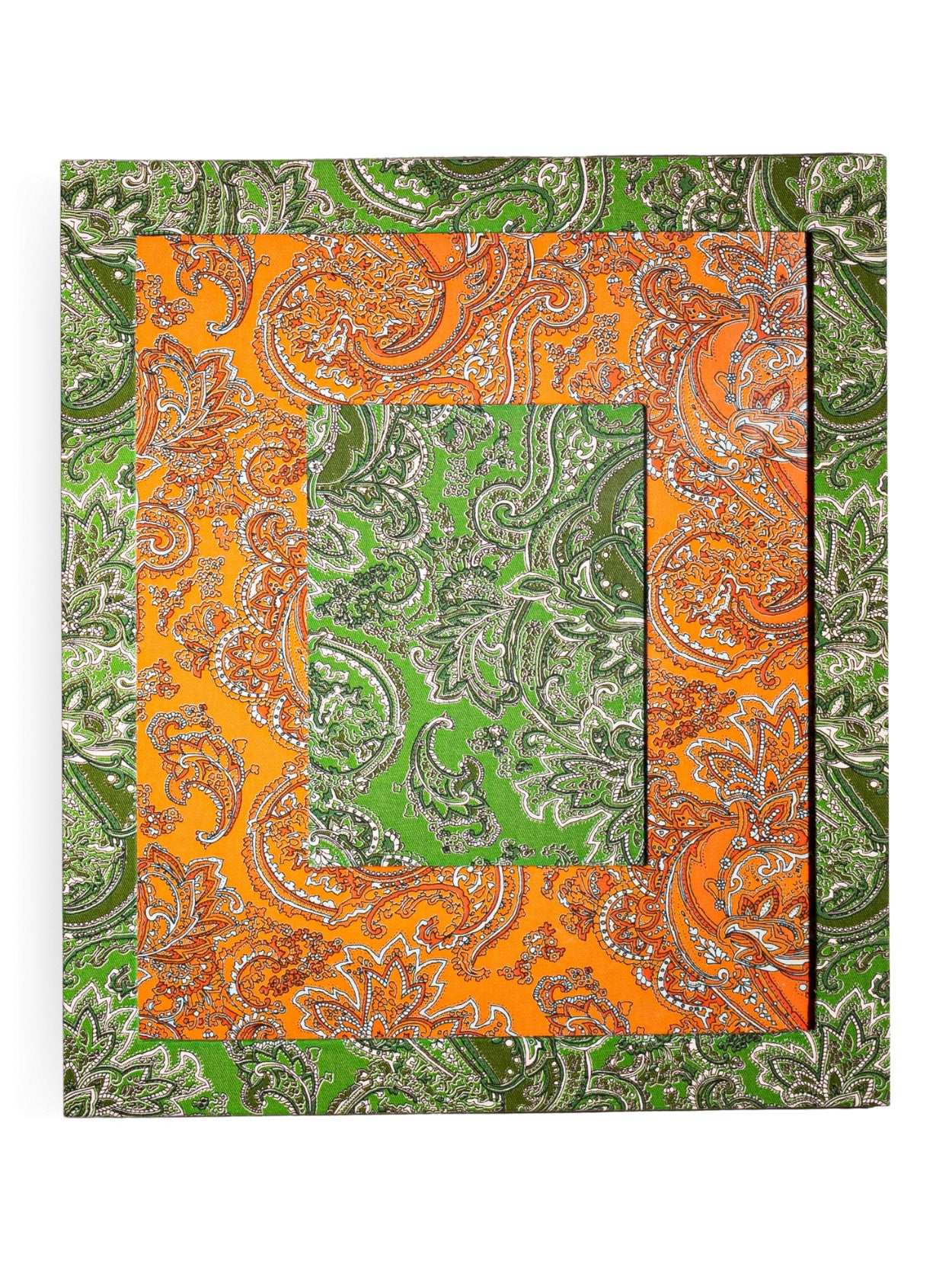 Moldura Paisley Verde