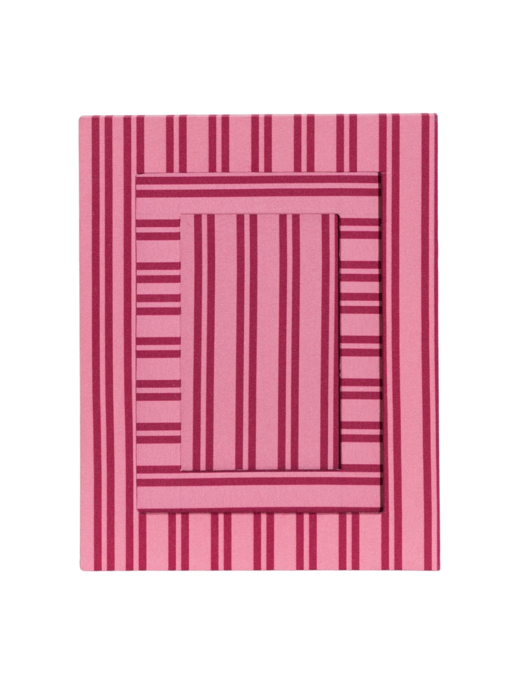 Red Striped Picture Frame