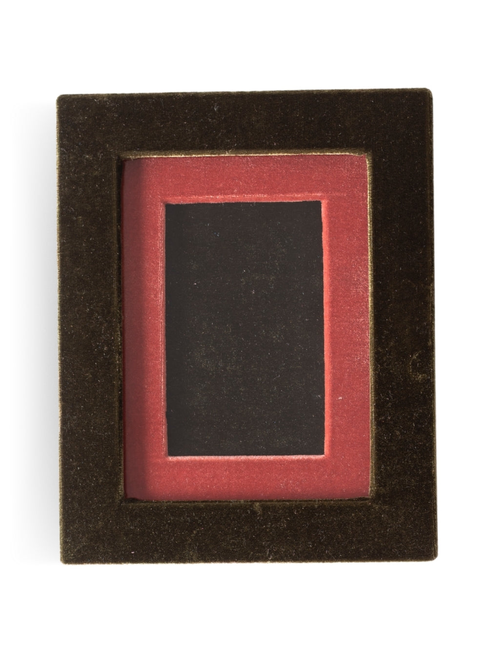 Porta-retrato Veludo Verde Floresta