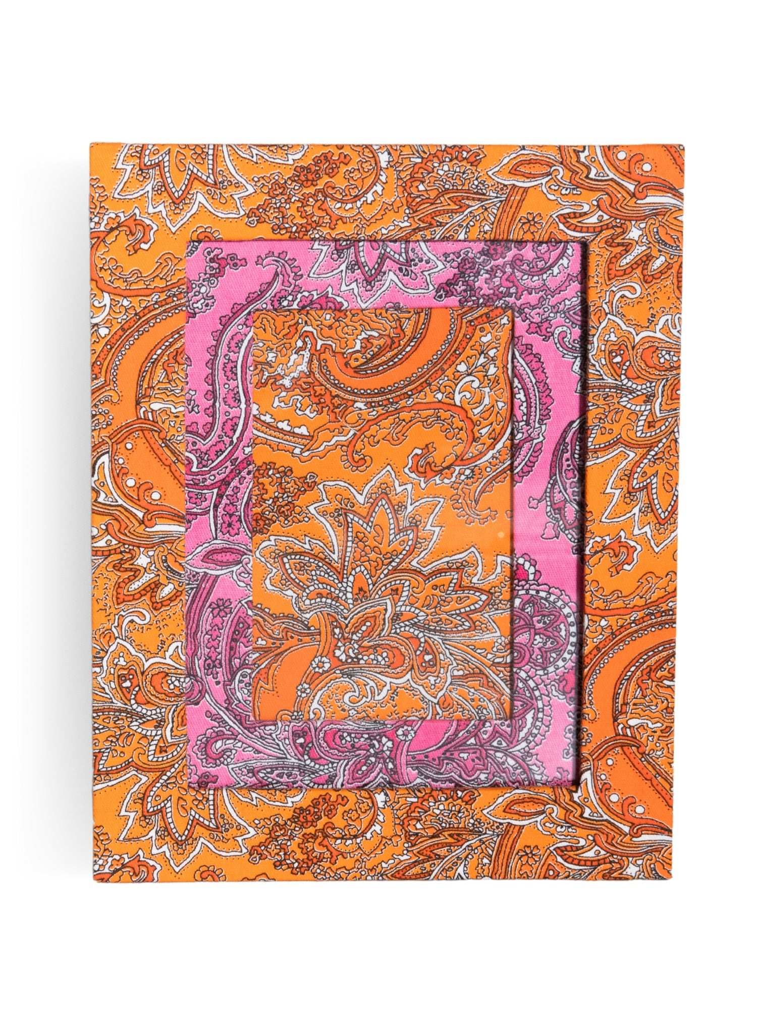 Porta-retrato Paisley Laranja