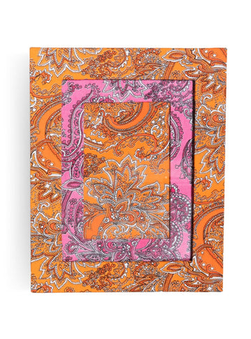 Porta-retrato Paisley Laranja