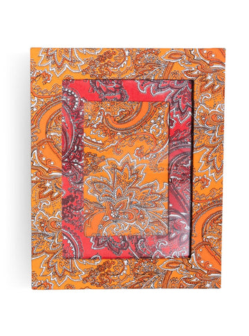 Porta-retrato Paisley Laranja