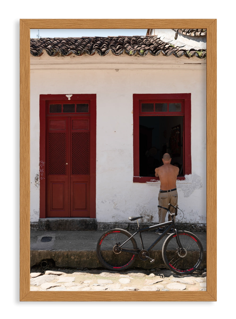 Quadro Te esperando na janela - Classic