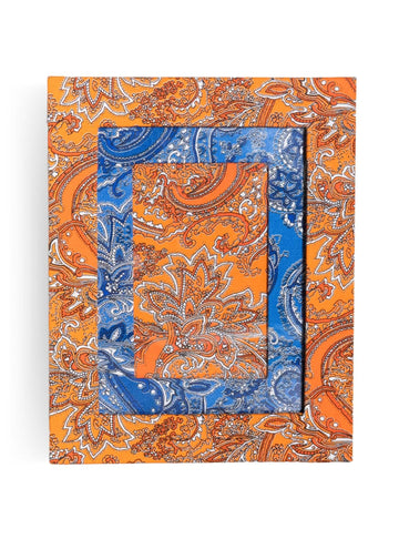Porta-retrato Paisley Laranja