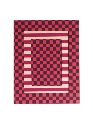 Red Striped Picture Frame