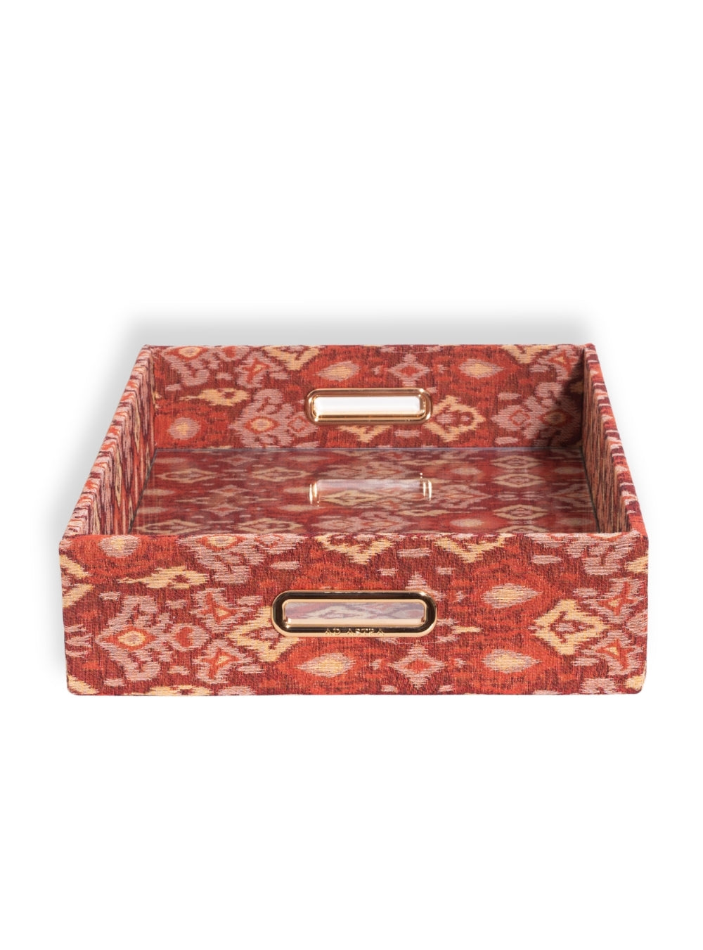 Bandeja Ikat Vermelho Jacquard