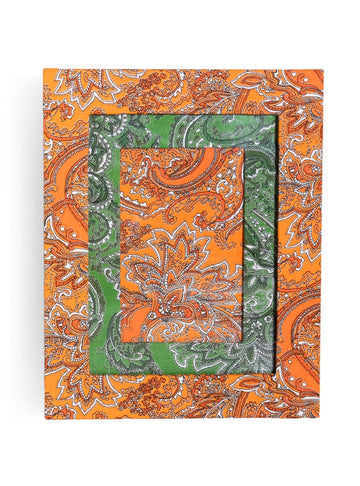 Porta-retrato Paisley Laranja