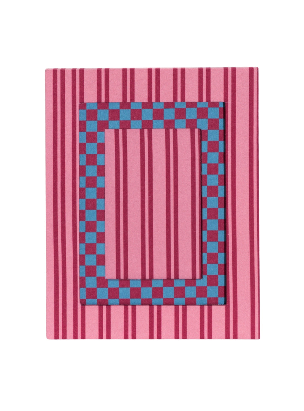 Porta-retrato Listrado Vintage & Vinho