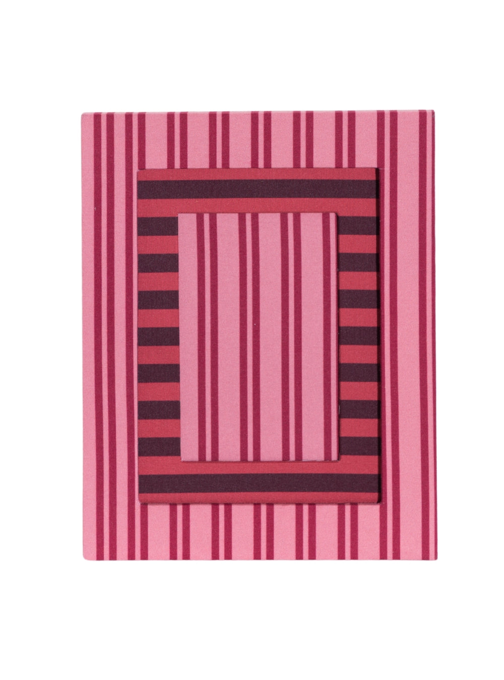 Porta-retrato Listrado Vintage & Vinho