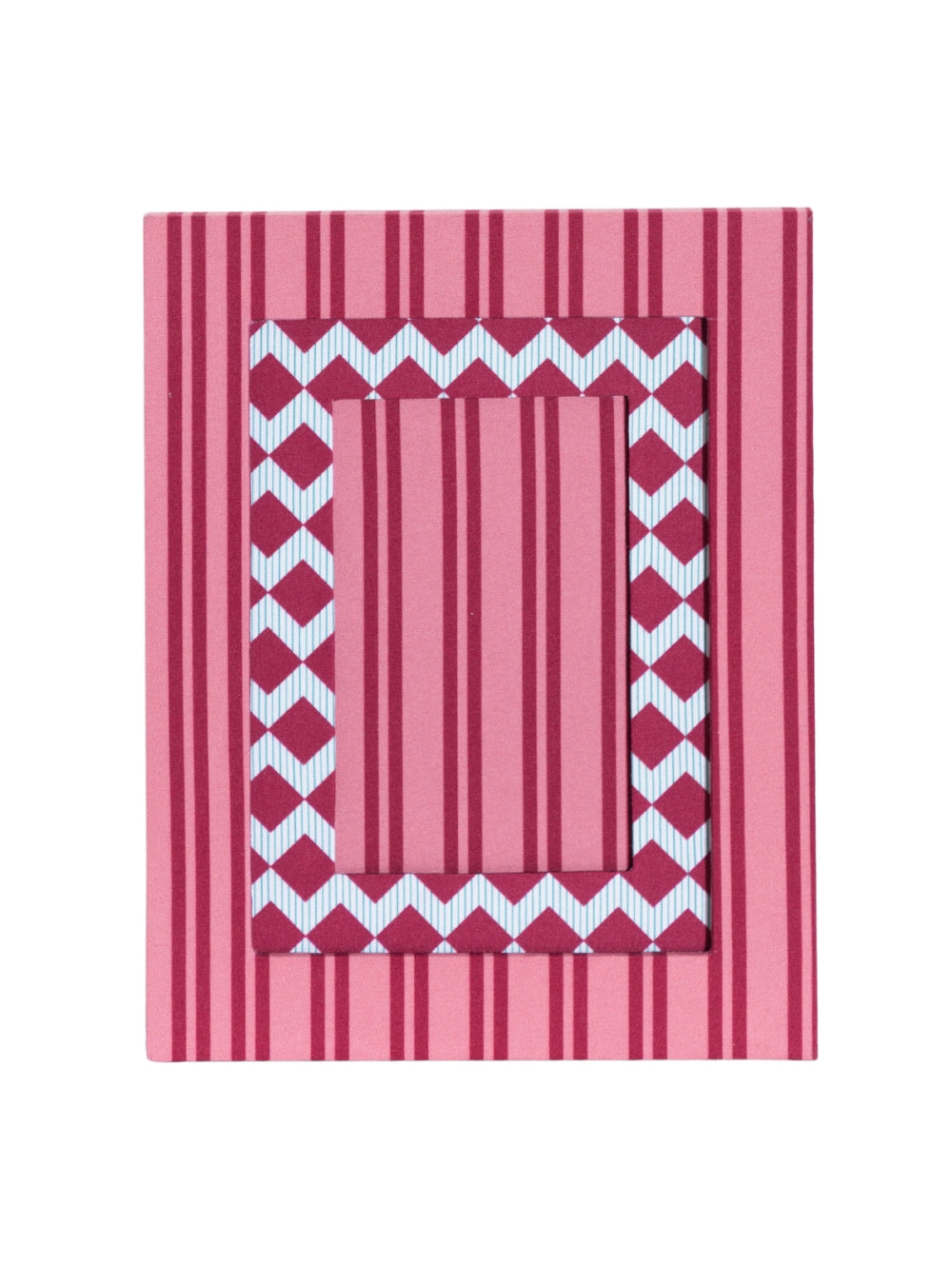 Porta-retrato Listrado Vintage & Vinho