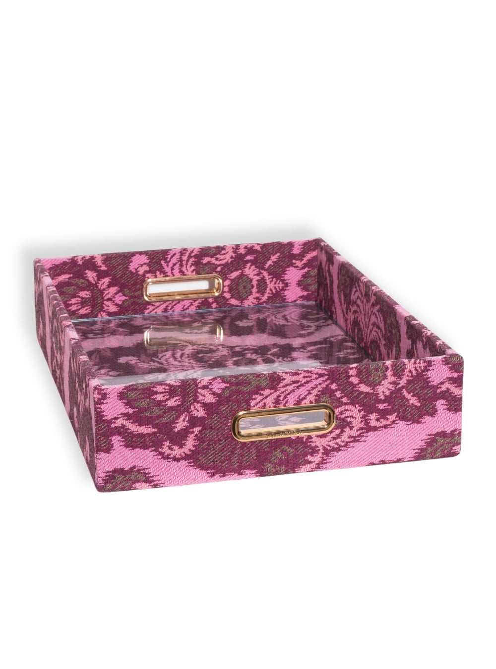 Bandeja Damassé Rosa