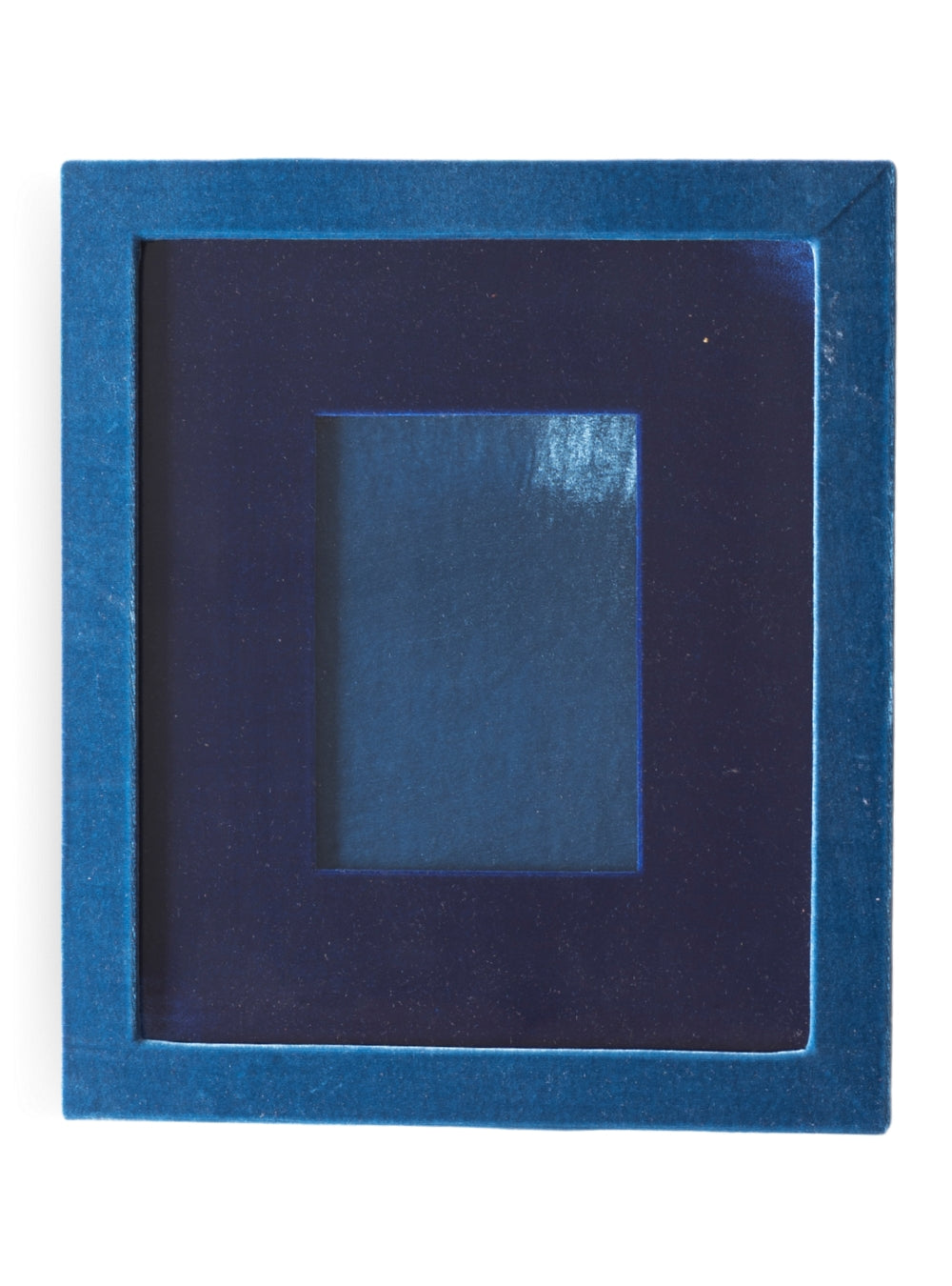 Moldura Veludo Azul Mediterrâneo