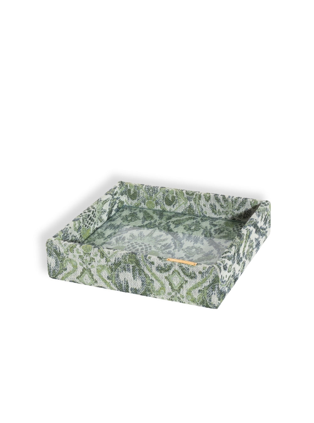 Bandeja Ikat Tropical Verde Jacquard