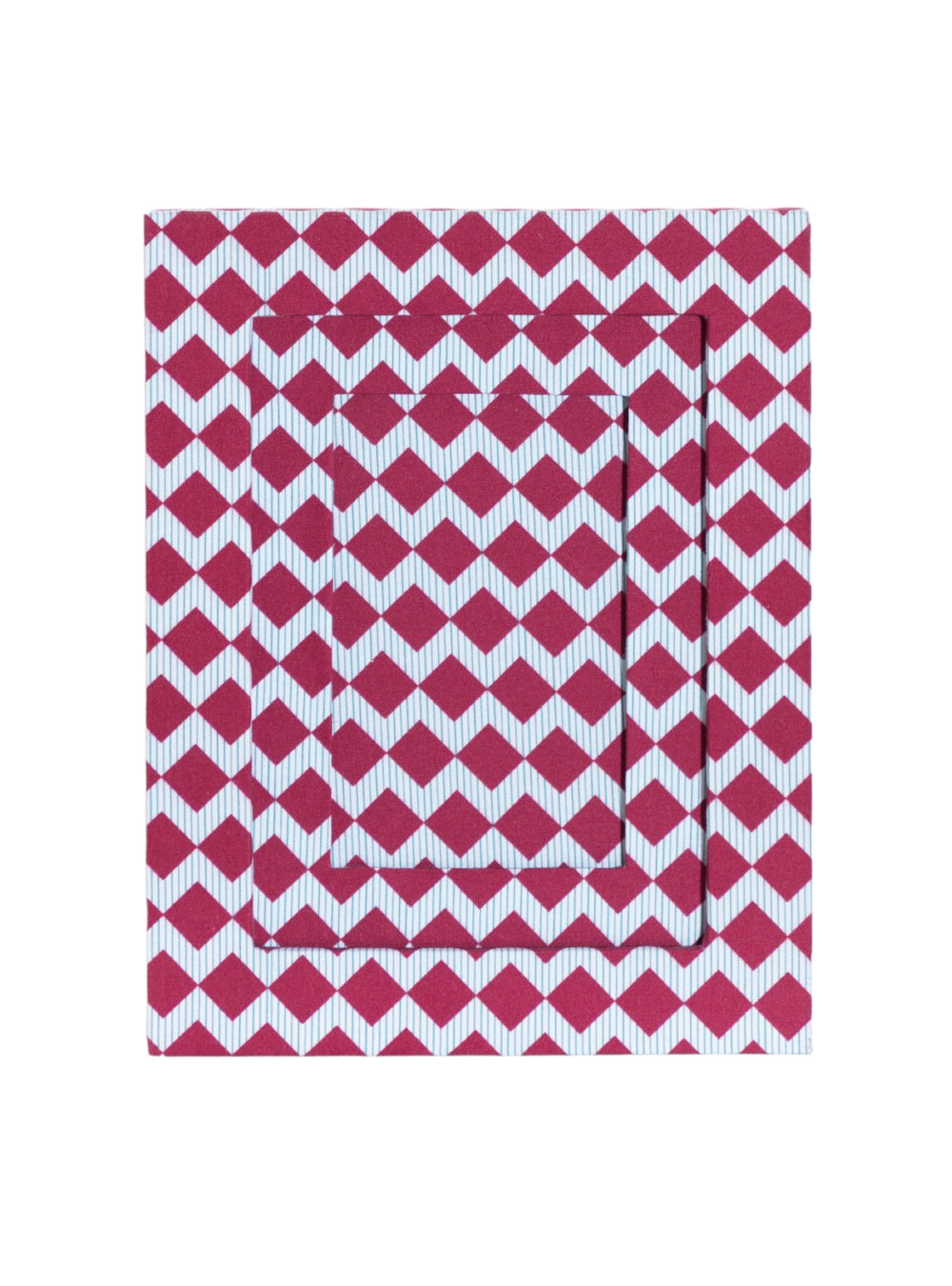 Red Striped Picture Frame