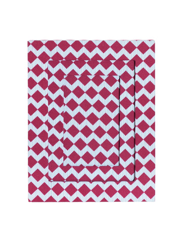 Red Striped Picture Frame