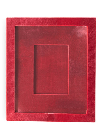 Marco de cuadros rojos