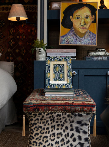 Marco de fotos dorado estilo chinoiserie