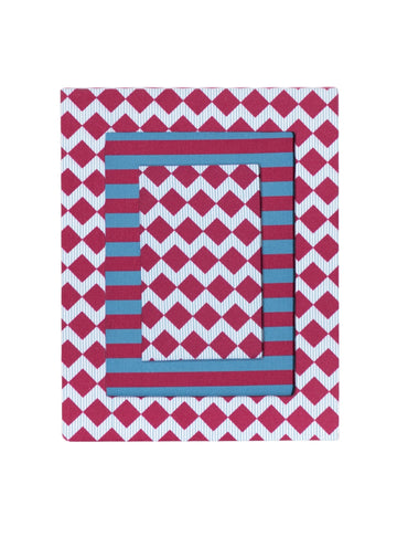 Red Striped Picture Frame