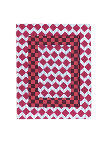 Red Striped Picture Frame