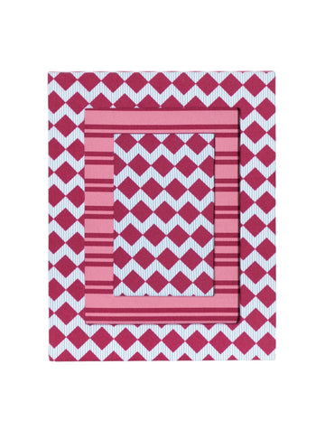 Red Striped Picture Frame