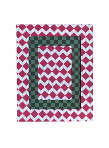 Red Striped Picture Frame