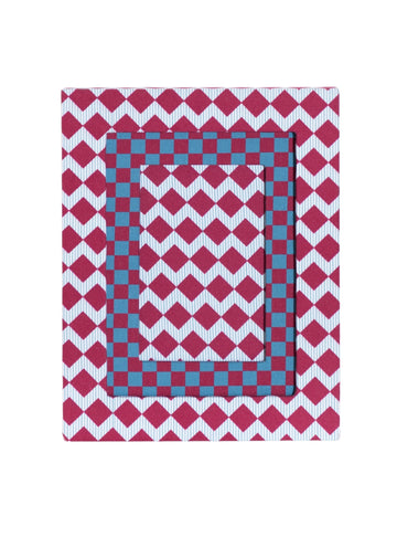 Red Striped Picture Frame