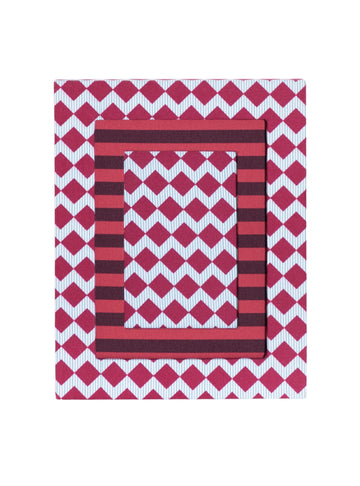 Red Striped Picture Frame