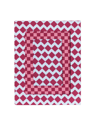 Red Striped Picture Frame