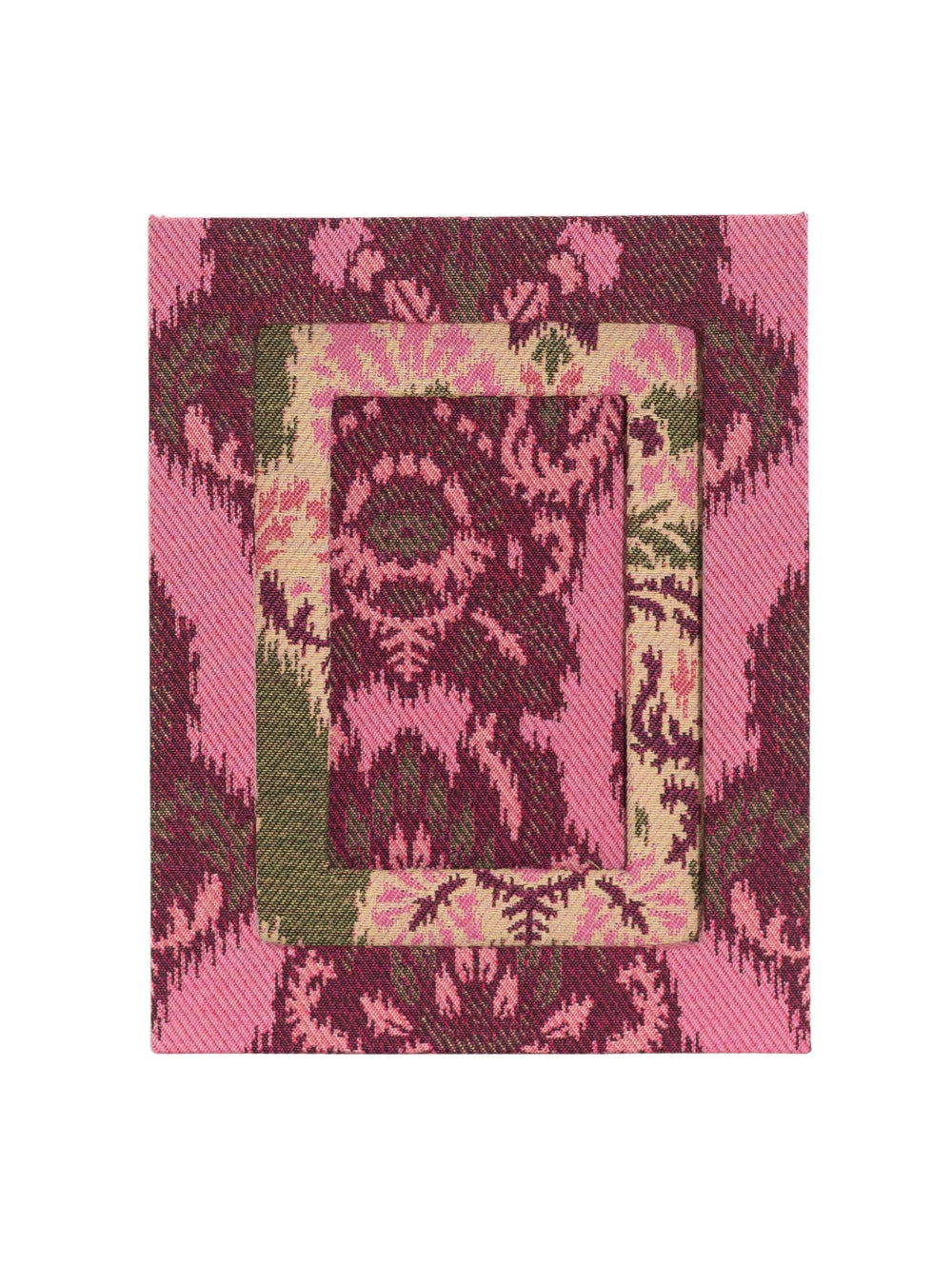 Porta-retrato Damassé Rosa