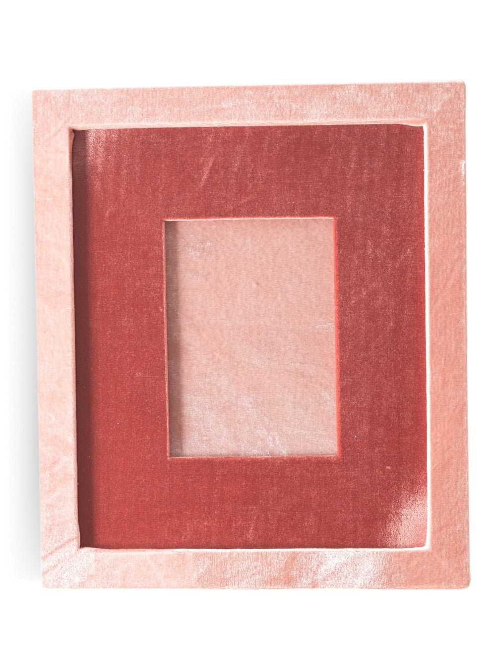 Moldura Veludo Rosa-chá