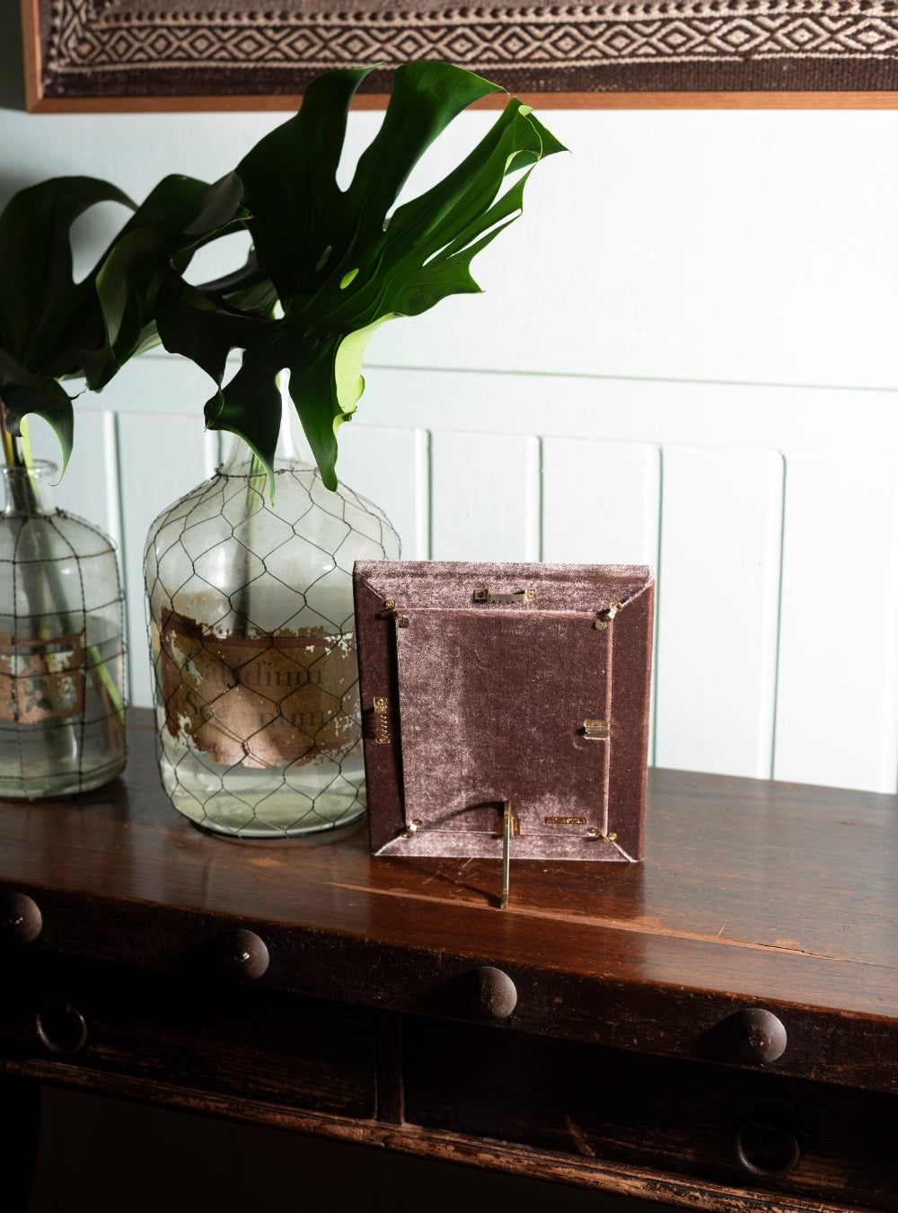 Porta-retrato Veludo Café