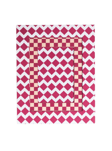 Red Striped Picture Frame
